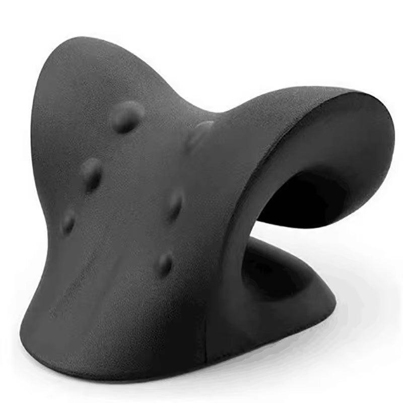 Neck and Shoulder Relaxer Cervical Traction Device for TMJ Pain Relief Cervical Spine Alignment Chiropractic Pillow Stretcher